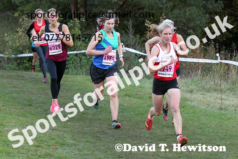 Senior womens 2021 National Cross Country Relays, Berry Hill Park, Mansfield. Photo: David T. Hewitson/Sports for All Pics